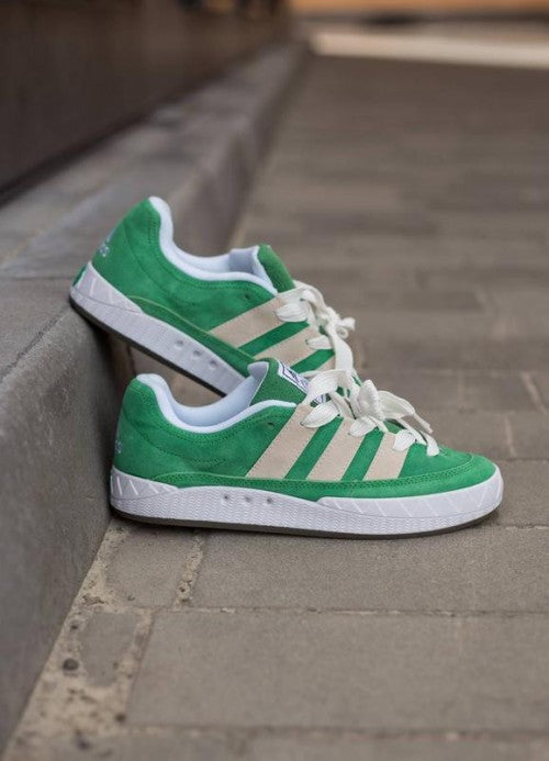 Adidass Adimatic Green Crystal White Shoes