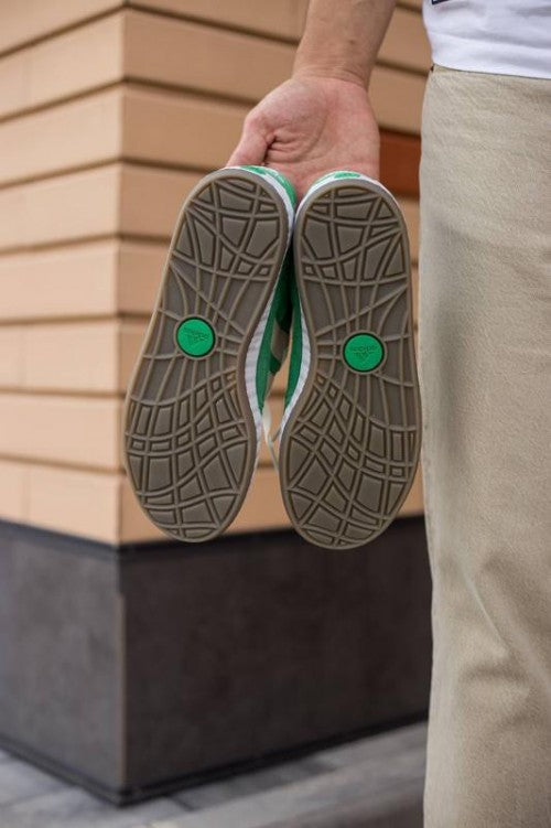 Adidass Adimatic Green Crystal White Shoes