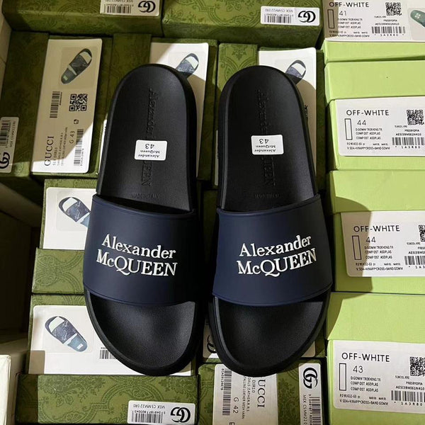 Alexander Premium Slides Black&Blue (Cool)