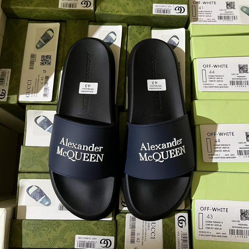 Alexander Premium Slides Black&Blue (Cool)