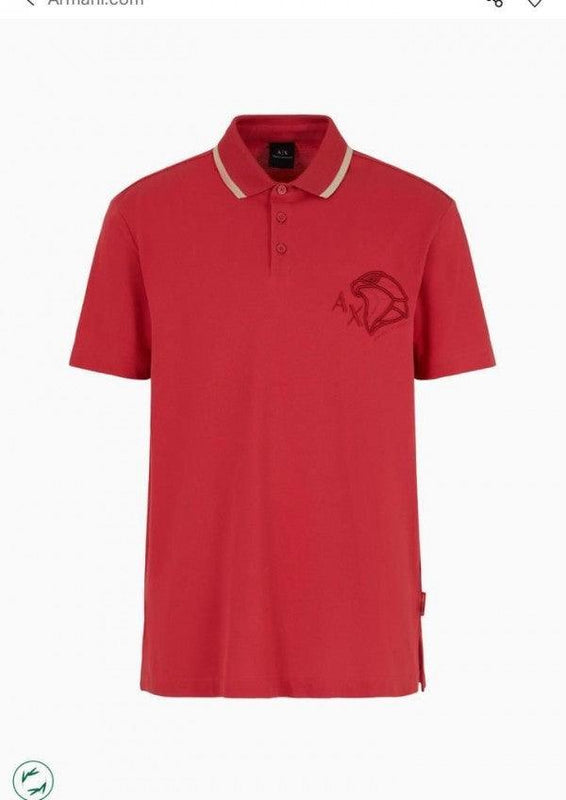 Arman I Exchange Rust Embroidery Premium Polo T-Shirt