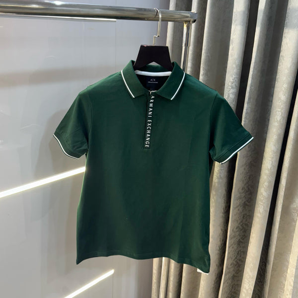 Armani Exchange Classic Polo T-Shirts Green