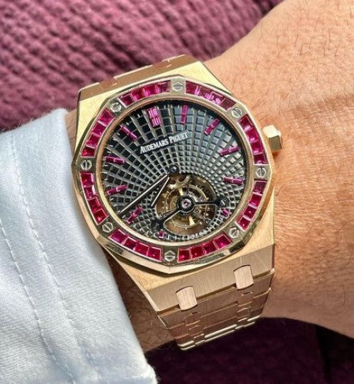 Audemars Piguet Tourbillion Pink Diamond Watch