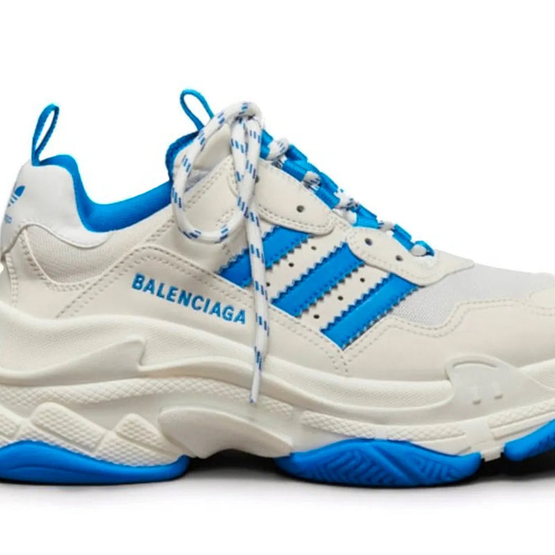 Balenciaga x Adidas Triple S White Blue – Sneakers