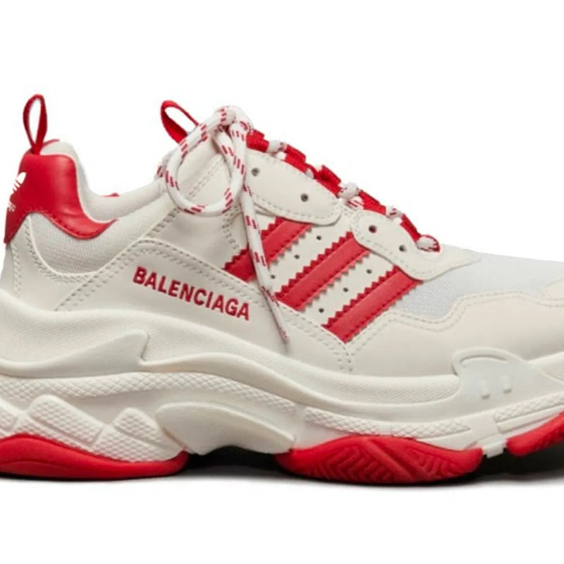 Balenciaga x Adidas Triple S White Red – Sneakers