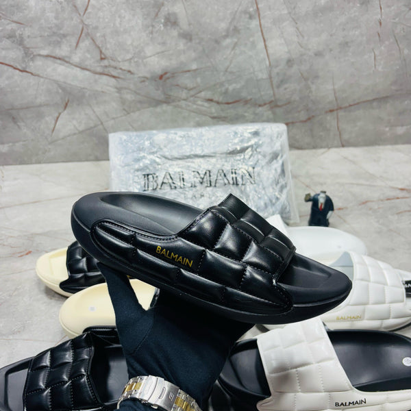 Balmain Full Black Slide – Slides