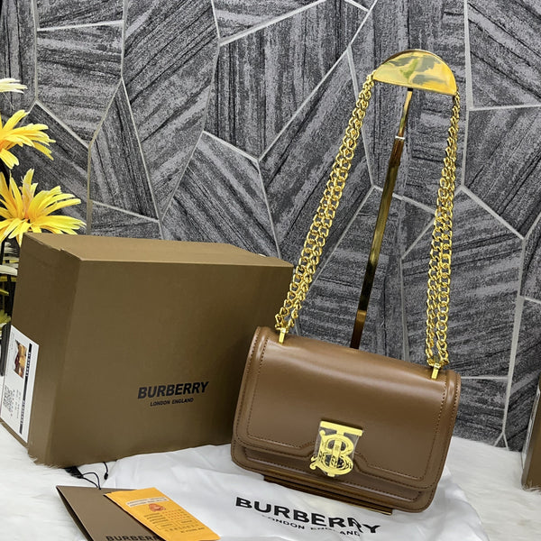 Burberry TB Calfskin Black Sling with Original Box Bags (Sling)