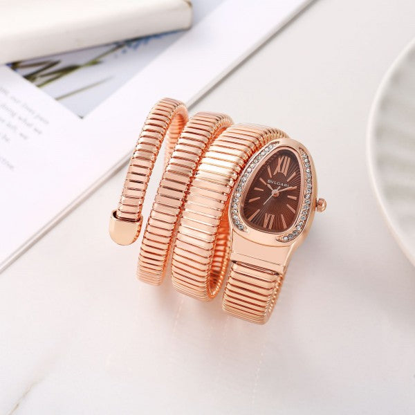 Bvlgari Serpenti Snake Rose Gold Watches