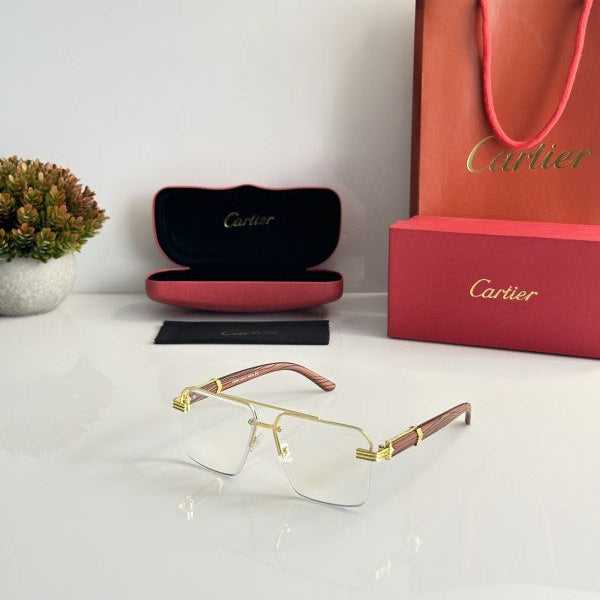 Cartier 3357 Gold Frame Sunglasses