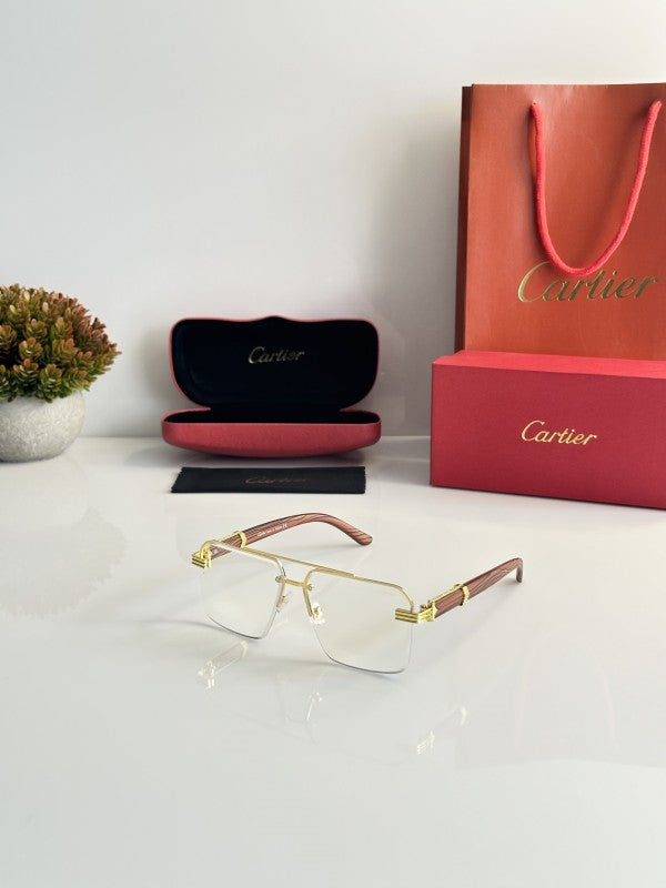 Cartier 3357 Gold Frame Sunglasses
