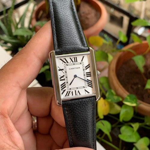 Cartier Santos White Dial Watch
