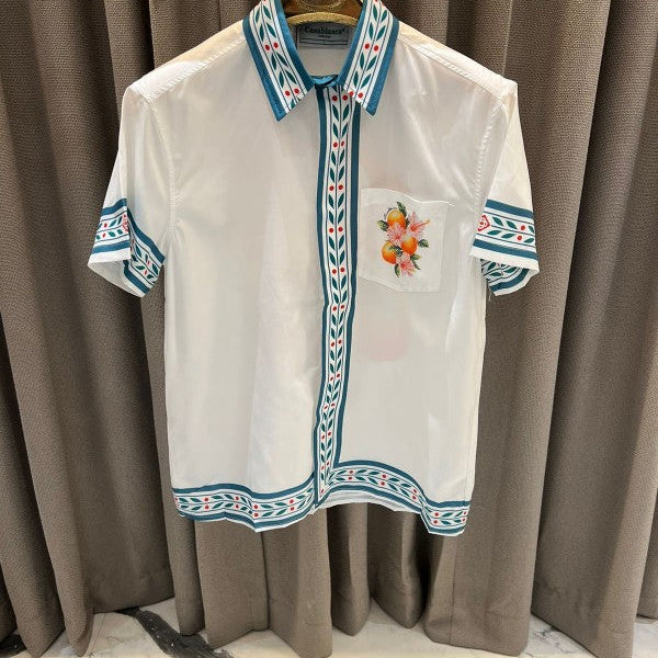 Casablanca Turkish Cotton Half Sleeves Shirt