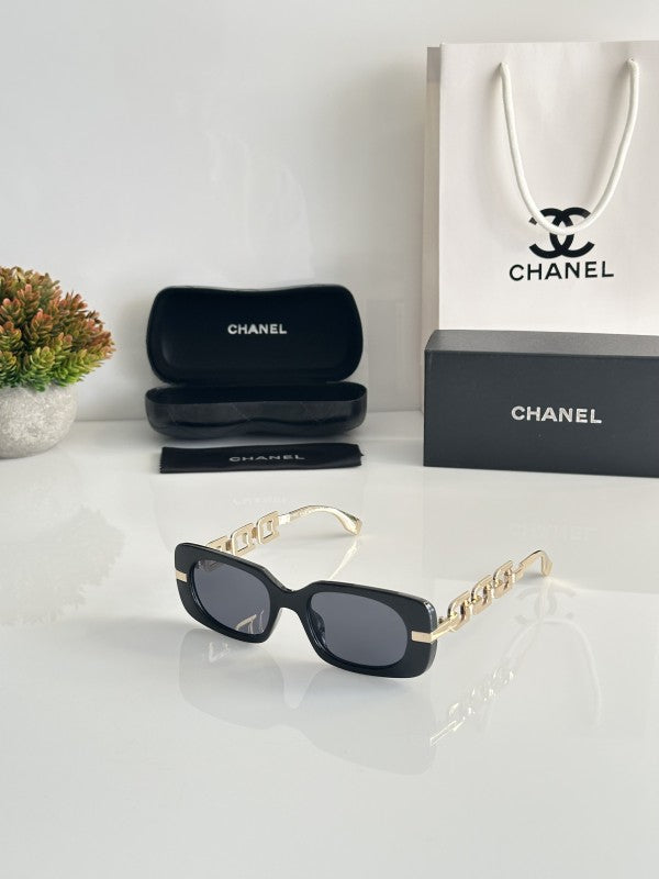 Chanel WMNS 042 Gold Black Classic Eyewear (Frames)