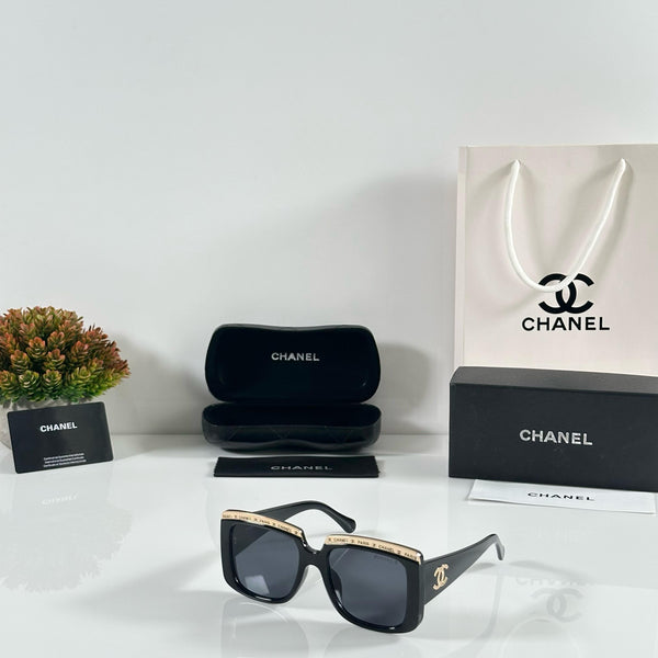 Chanel WMNS 8317 Gold Black Premium Eyewear (Frames)