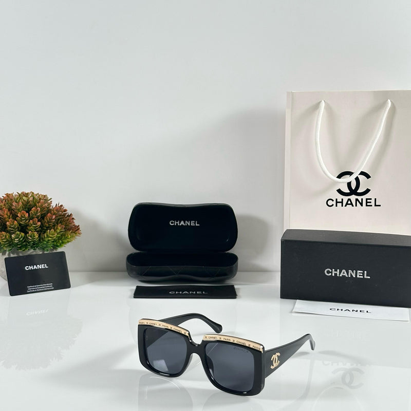 Chanel WMNS 8317 Gold Black Premium Eyewear (Frames)