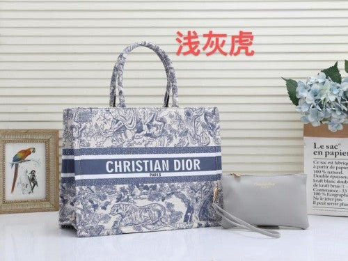 Christian Dior Book Tote Bag Signature Model
