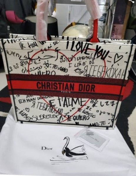 Christian Dior Book Tote Bag Signature (Tote)