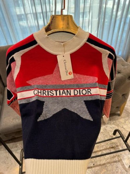 Christian Dior Logo Print Premium Sweater For Women Limited Edition Clothing (Sweater)