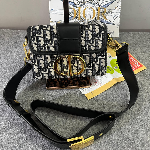 Christian Dior Montaigne Vanity Black Bag With Original Box & Dust Bag 78832 Black (Classic Black)