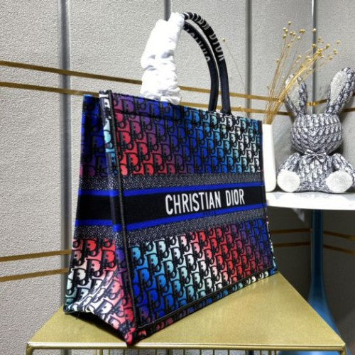 Christian Dior Multi Embroidery Book Tote Bag Limited Edition Bags (Tote)