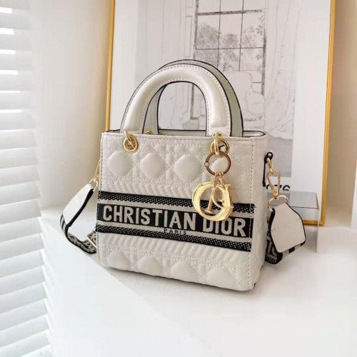 Christian Dior Premium Beige D-Lite Bag Limited Edition Bags