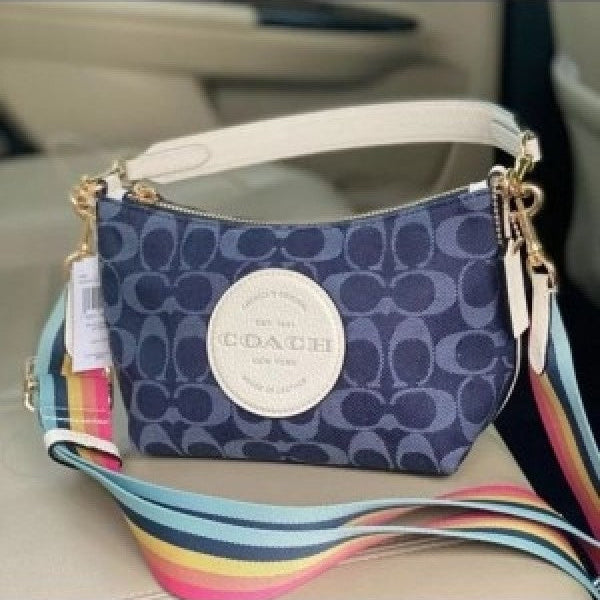 Coach Dempsey Shoulder Bag With Patch (Unique Patch)