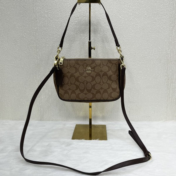 Coach Nolita Apricot Black With OG Dust Bag 2 Belts (Apricot Black 30686)