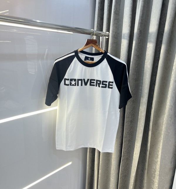 Converse All Star Black White Imported Oversized T-Shirt
