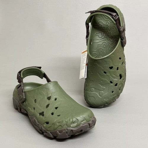Crocs All Terrain Atlas Army Green Clogs Sandals Premium