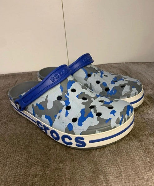Crocs Classic Bayaband Camouflage Grey Clogs