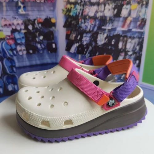 Crocs Classic Hiker Clogs White Premium