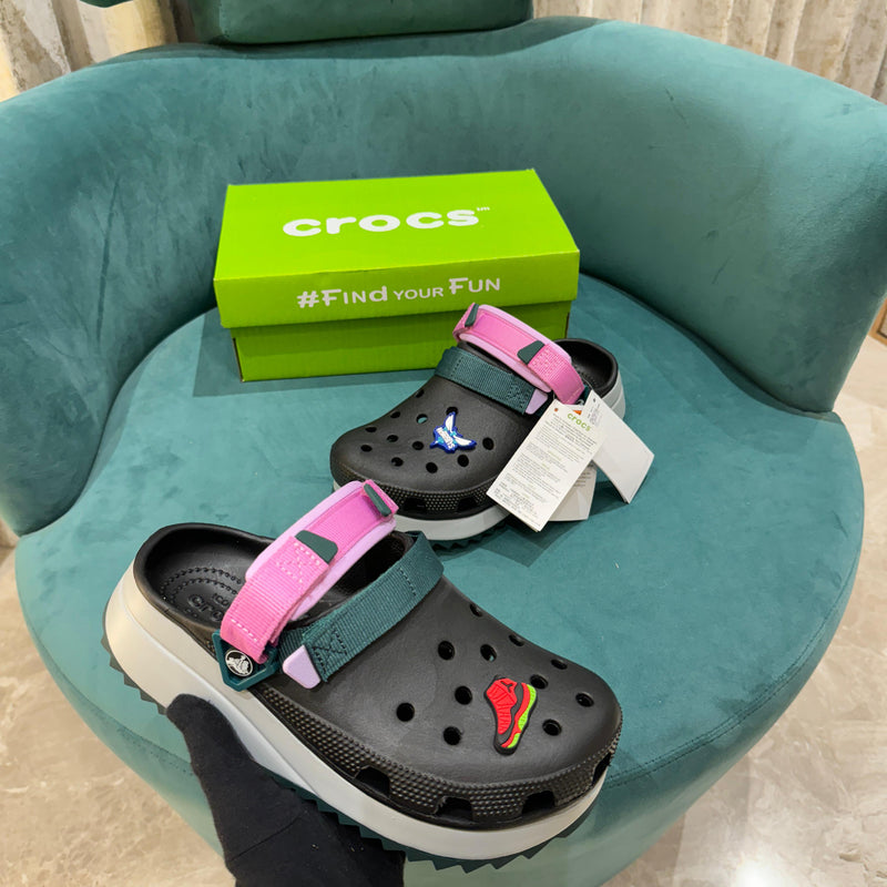 Crocs Hiker Clog Classic Multi Black Rugged