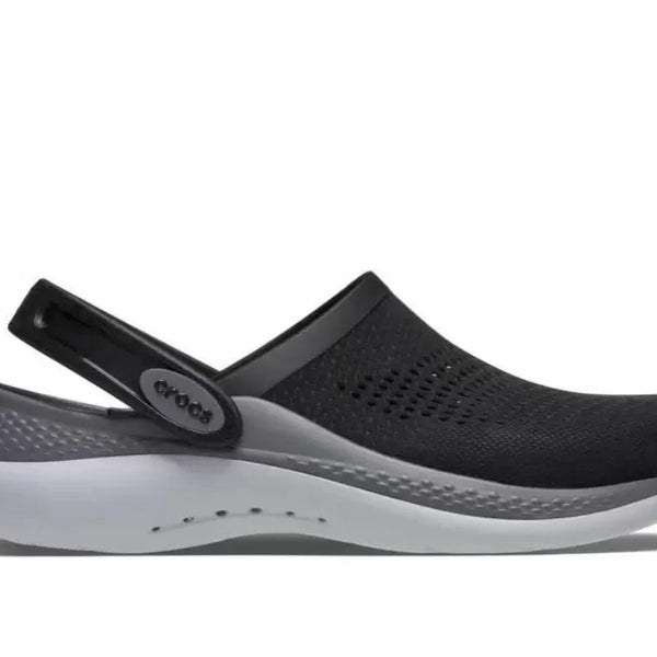 Crocs LiteRide 360 Black Grey Clogs Shoes