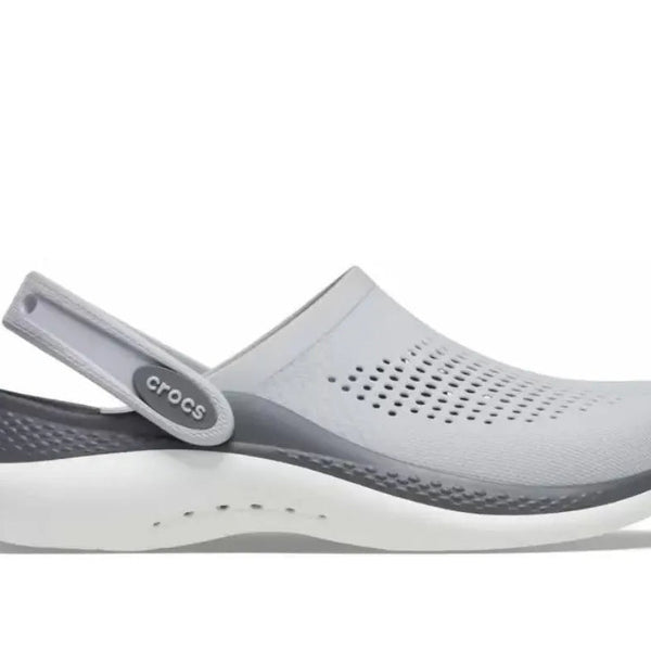Crocs LiteRide 360 Grey White Clogs Shoes