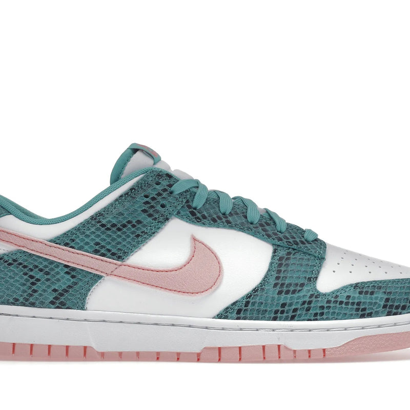Nike Dunk Low Snakeskin Washed Teal Bleached Coral