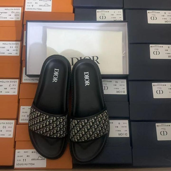 Dior Leather Premium Slides Classic