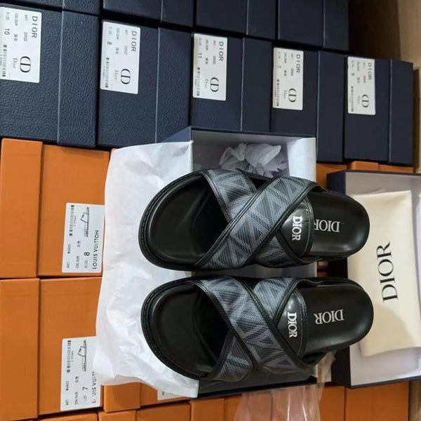 Dior Leather Premium Slides Deluxe