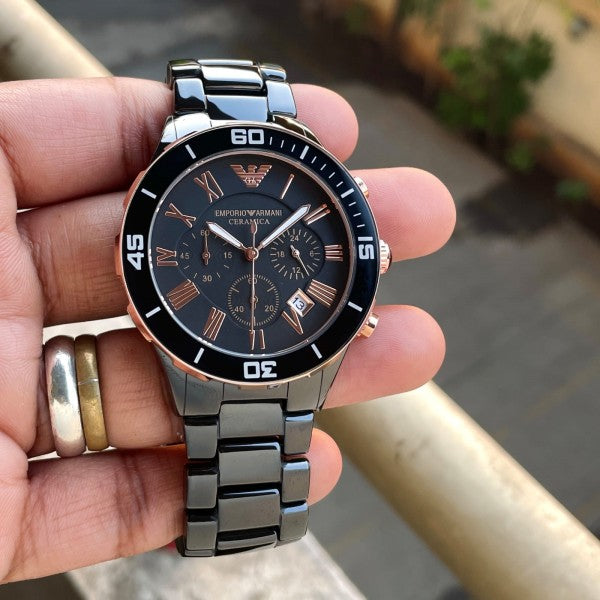 Emporio Armani Ceramic Rose Gold Edition Watch