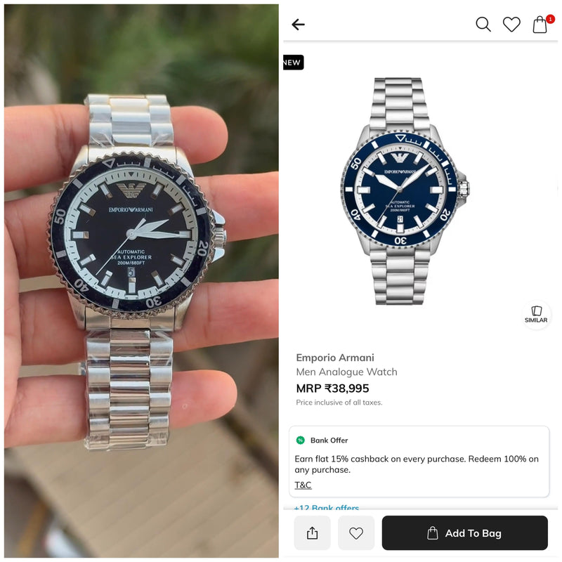 Emporio Armani Sea Explorer Watch