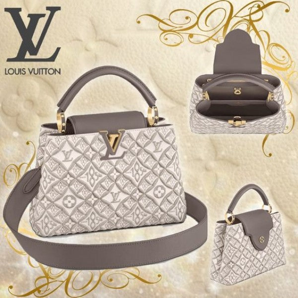 Louis Vuitton LV Capucines M46042 BB 1854 Premium Quality Leather Bag