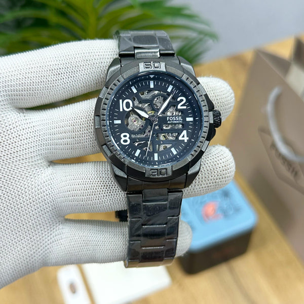 Fossil Bronson ME 3255 Detailed With Back Open Watch