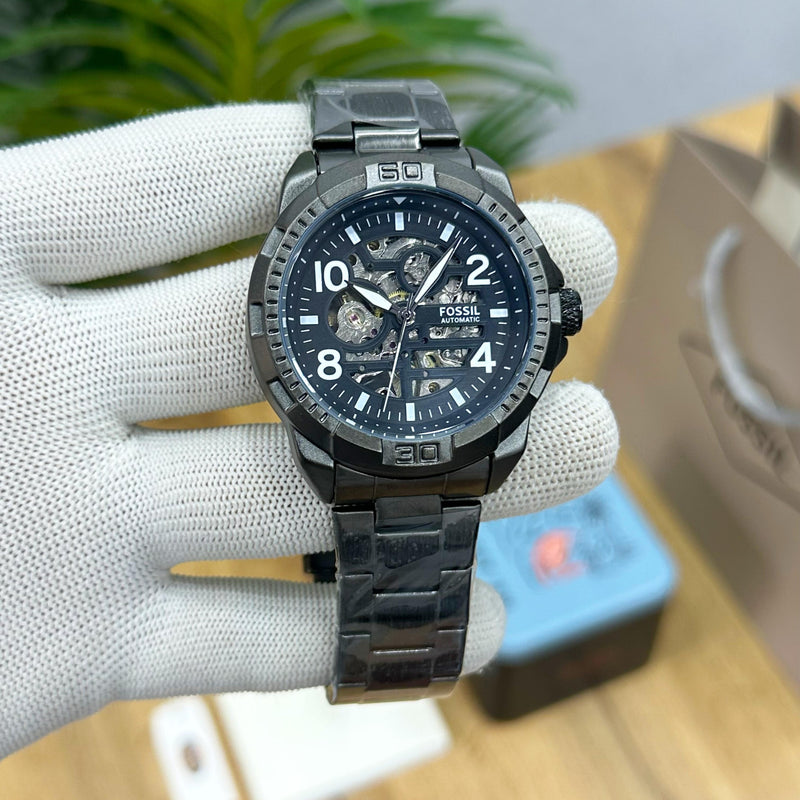 Fossil Bronson ME 3255 Detailed With Back Open Watch