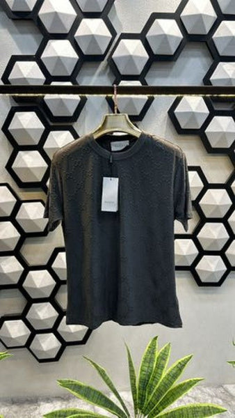 GC Logo Embossed Premium Grey T-Shirt