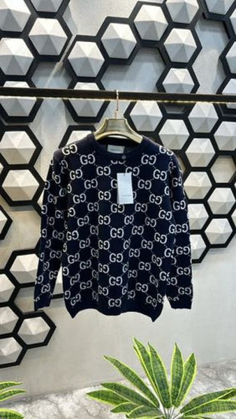 GC Logo Monogram Print Premium Full Sleeves Sweater Limited Edition