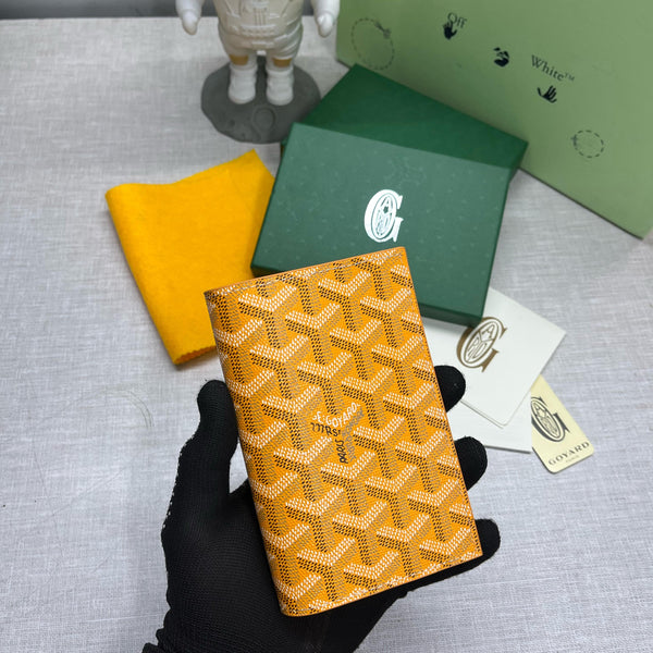 Goyard Grenelle Passport Holder Cover With OG Box & Dust Bag (804 Green)