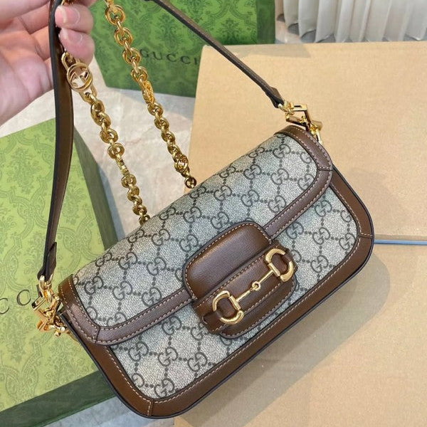 Gucci Horse Bit GG Crossbody Sling With OG Box Dust Bag G2038G