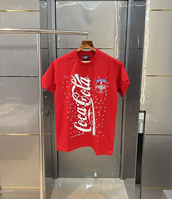 HM Red Coca Cola Edition Premium Oversized T-Shirt Classic
