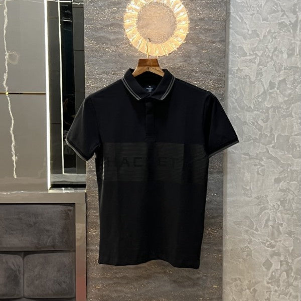 Hacket Aston Martin Black Premium Polo T-Shirt