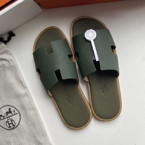 Hermes Izmir Slides Original Packaging Olive