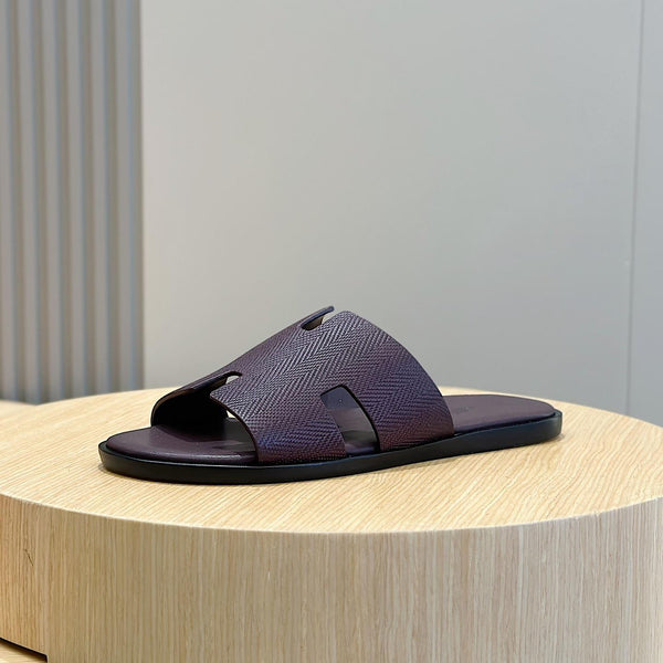Hermes Leather Premium Slides Exclusive